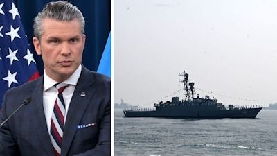 यूएस सबमरीन ने हिंद महासागर में ईरानी वॉरशिप डुबोया - हेगसेथ