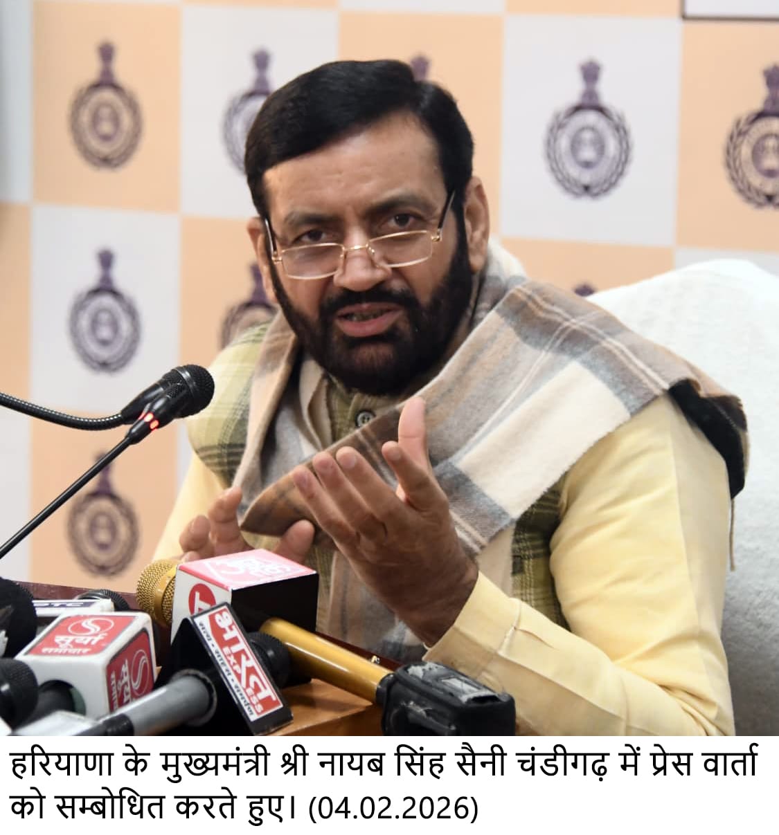 कांग्रेस के पास मुद्दे नहीं, सिर्फ झूठी बयानबाजी: मुख्यमंत्री नायब सिंह सैनी