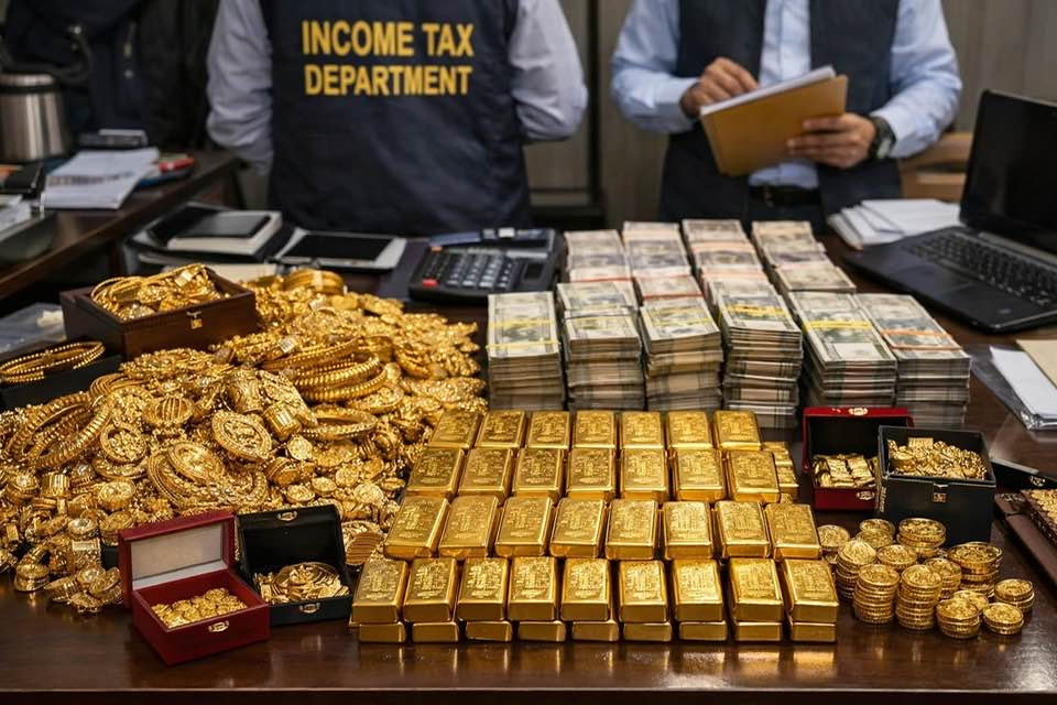 फरीदाबाद में इनकम टैक्स का बड़ा शिकंजा, चौथे दिन भी जारी छापेमारी, सोना जब्त और खातों पर रोक