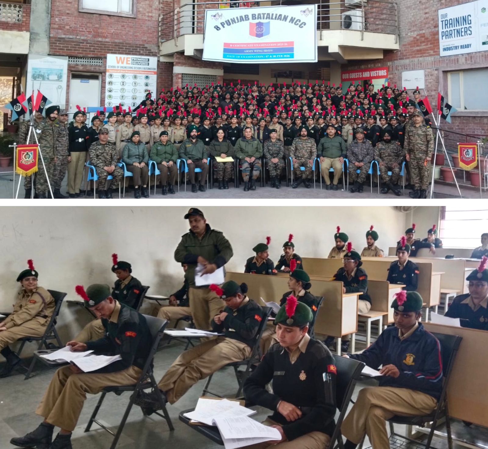 8 पंजाब बटालियन फगवाड़ा ने "B" सर्टिफिकेट एग्जामिनेशन ऑर्गनाइज़ किया