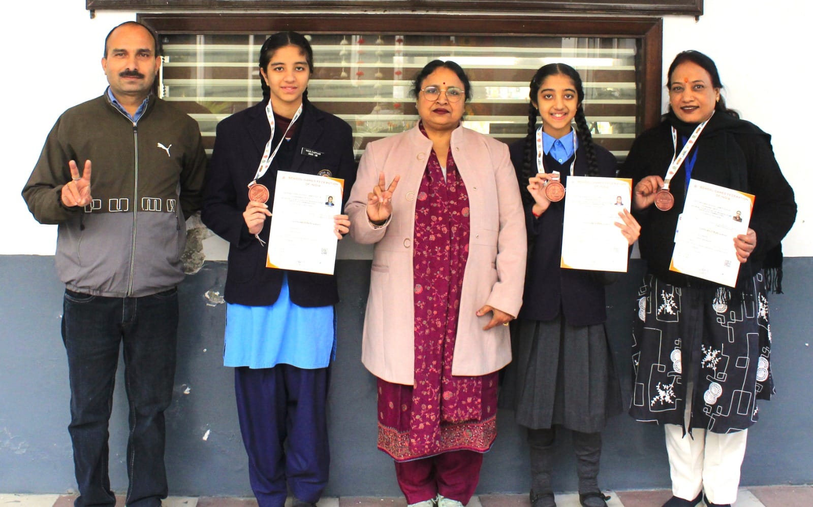 बीवीएम, यूएसएन की छात्राओं ने नेशनल योगासन चैंपियनशिप में किया पंजाब का प्रतिनिधित्व