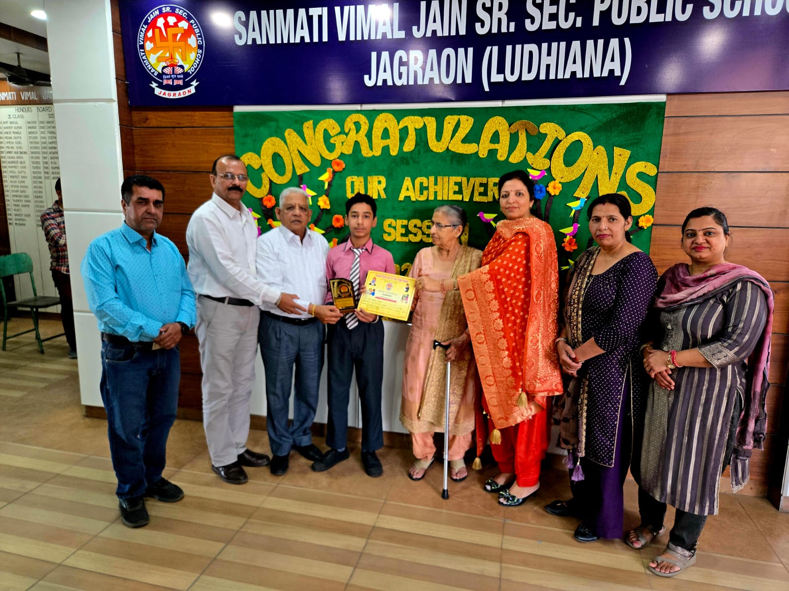 जगरांव के सनमती स्कूल के मोक्ष कपूर ने पंजाब की मेरिट सूची में बनाई जगह