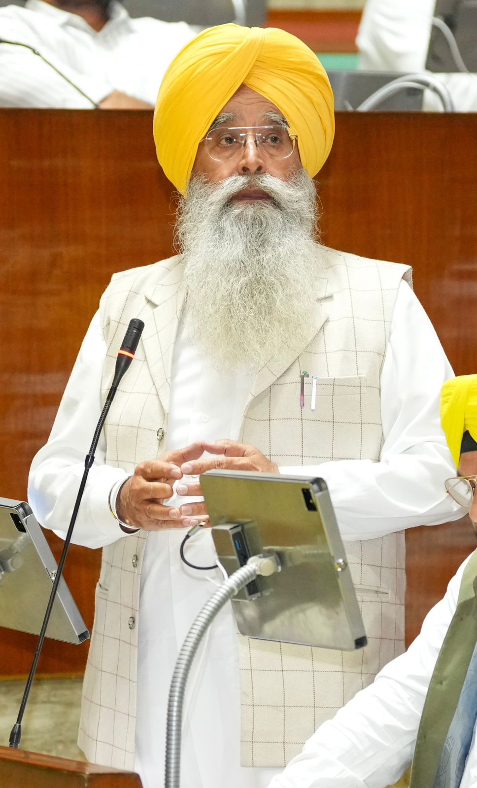 गुरमीत सिंह खुड्डियां द्वारा बेअदबी के खिलाफ लाए गए बिल का जोरदार समर्थन