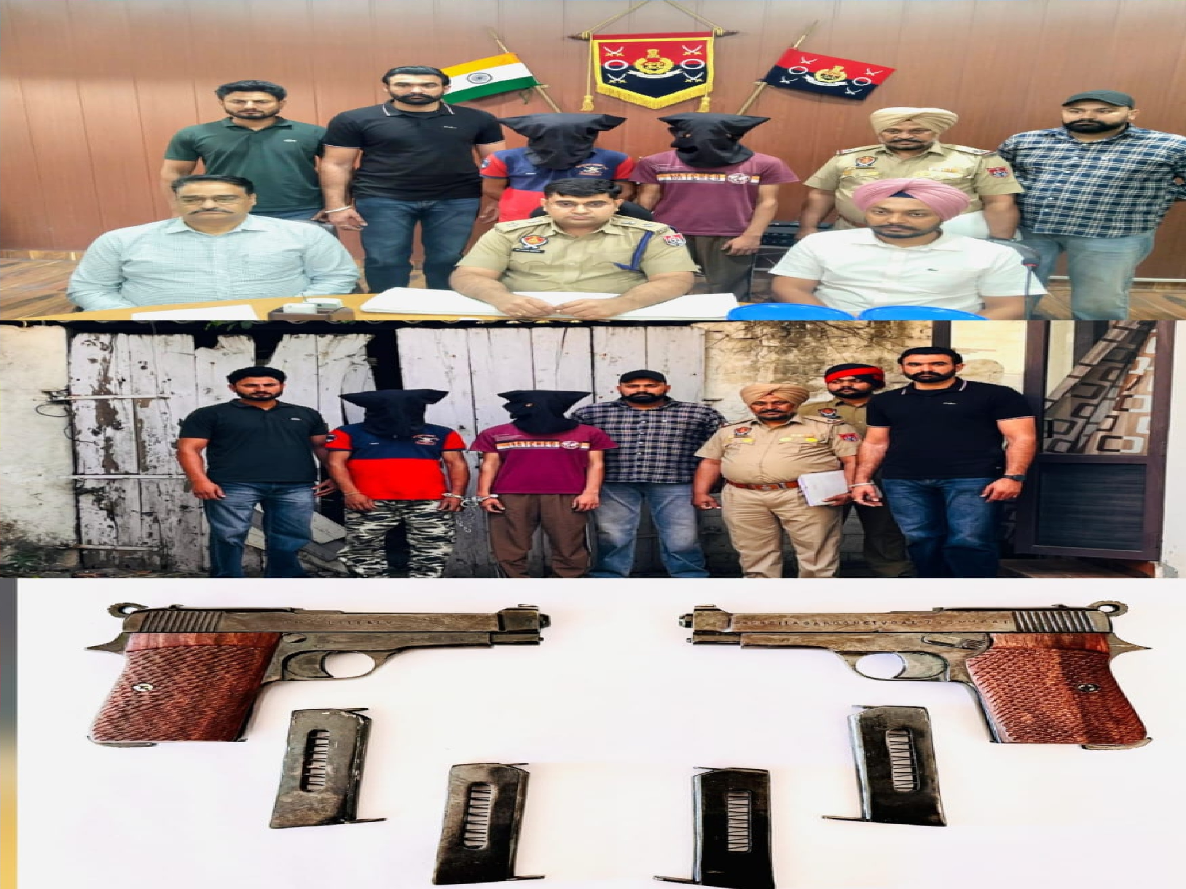 लुधियाना (ग्रामीण) पुलिस की बड़ी सफलता, संभावित शूटआउट नाकाम ,गैंगस्टर गोपी लाहौरिया के दो गुर्गे हथियारों समेत गिरफ्तार