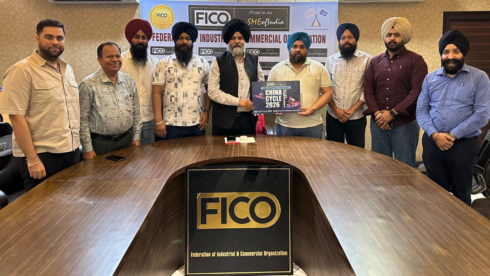 शंघाई में ‘चाइना साइकिल शो 2026’ में भाग लेने जाएगा फिको का 56 सदस्यीय प्रतिनिधिमंडल