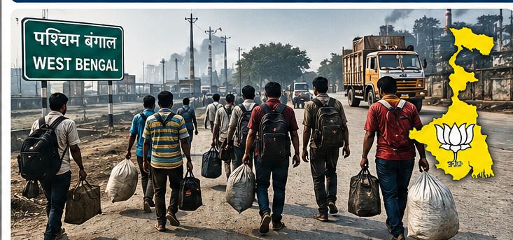 Ludhiana: पश्चिम बंगाल में भाजपा की सरकार बनते ही प्रवासियों का पलायन, पंजाब के लिए बन सकती है बड़ी चुनौती