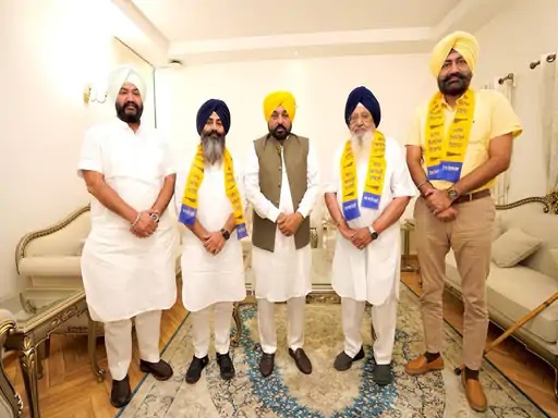 पूर्व सांसद राजमहिंदर सिंह मजीठिया आप में शामिल, सीएम मान ने किया स्वागत