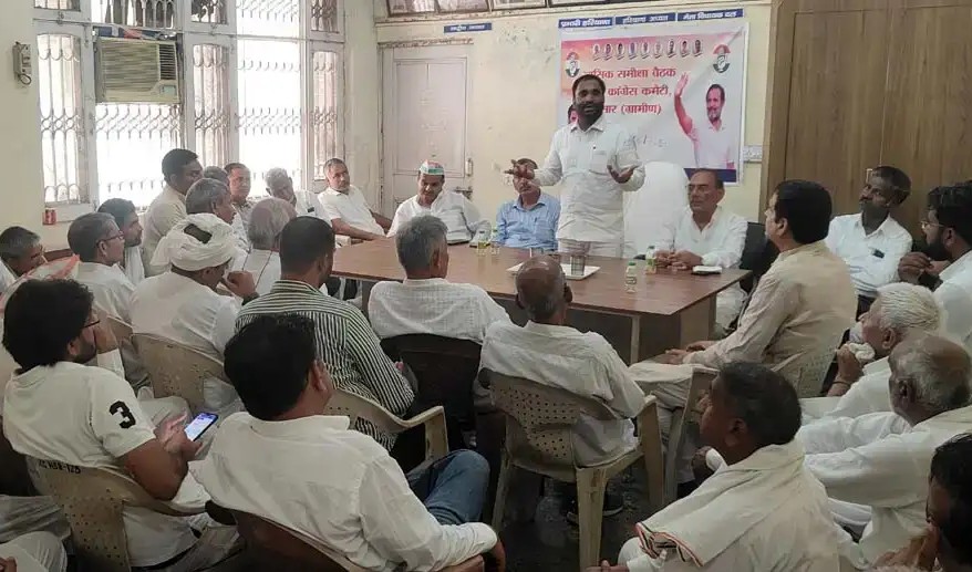 Hisar: बृजलाल बहबलपुरिया का निर्देश, कार्यकर्ता एसआईआर अभियान को गंभीरता से लें और वोट सत्यापित करें