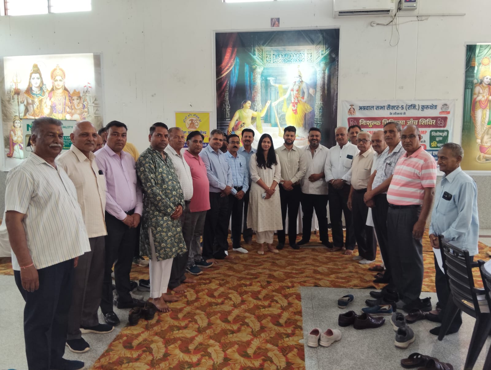 Kurukshetra: विशाल फ्री मेडिकल कैंप में लोगों को मिली स्वास्थ्य सेवाएं और जागरूकता