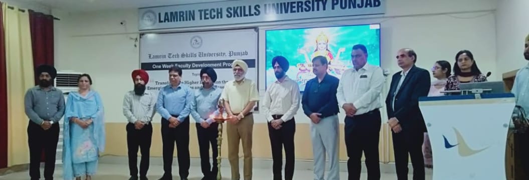 Hoshiarpur: लैमरिन टेक स्किल्स यूनिवर्सिटी पंजाब में 7 दिन का फैकल्टी डेवलपमेंट प्रोग्राम शुरू हुआ