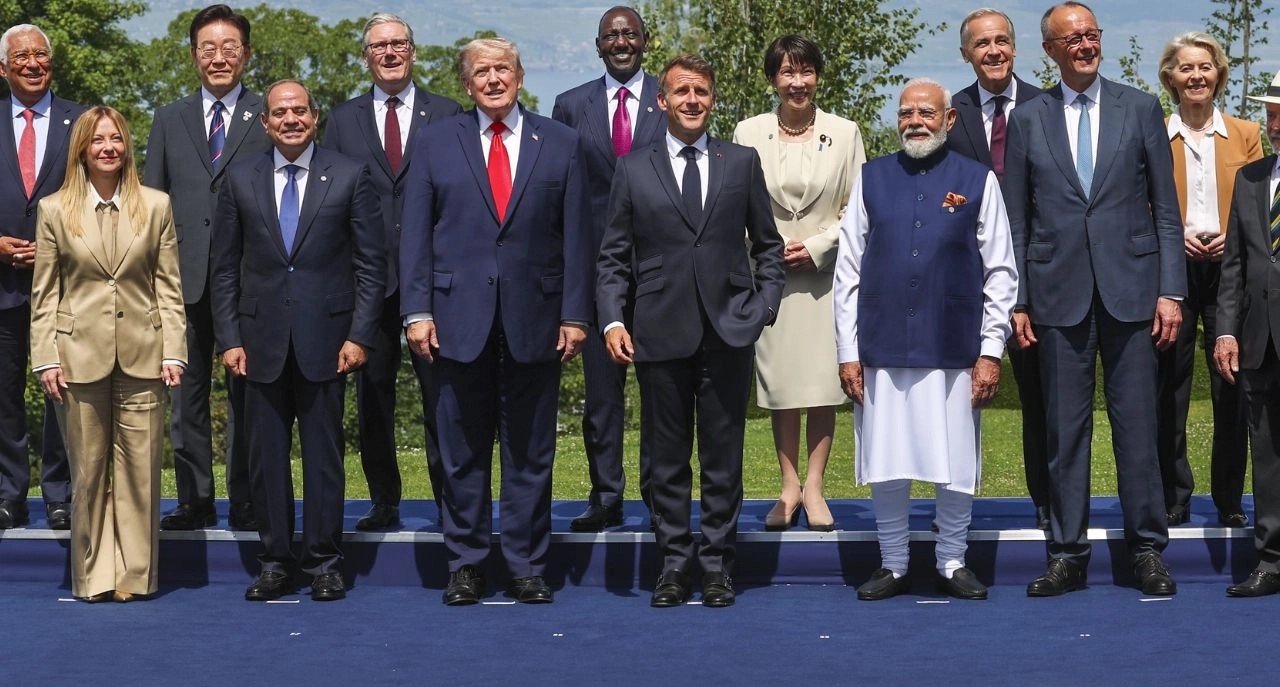 New Delhi: पीएम मोदी ने जी7 शिखर सम्मेलन में ट्रम्प समेत कई वैश्विक नेताओं से की बातचीत