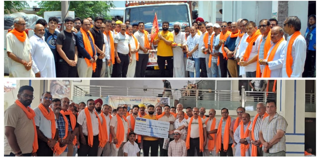 Hoshiarpur: श्री अमर नाथ यात्रा के दौरान बाबा बर्फानी लंगर सेवा समिति (रजिस्टर्ड ) मुकेरियां होशियारपुर की ओर से बालटाल में लगाए जाने वाले लंगर के लिए रसद भेजी