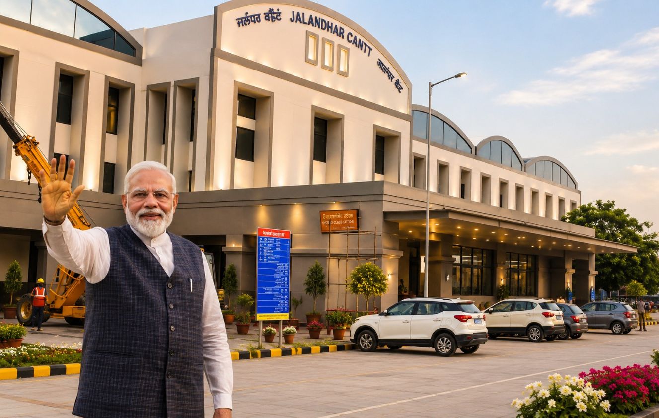 Jalandhar: जालंधर कैंट रेलवे स्टेशन बनकर तैयार, PM मोदी 13 जुलाई को कर सकते हैं उद्घाटन