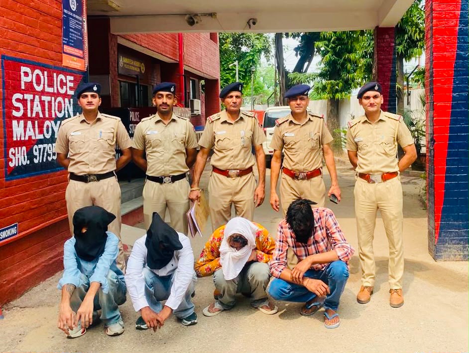 Chandigarh: मलोया में ड्रग नेटवर्क का पर्दाफाश, छह तस्कर गिरफ्तार; पूछताछ से खुली सप्लाई चेन की परतें