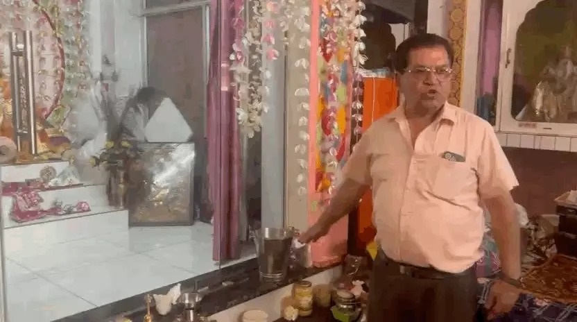 मंदिर के ताले तोड़कर सोने की परत चढ़ी भगवान की मूर्तियां चुराई