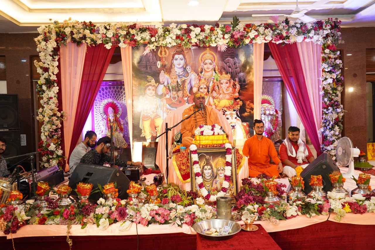 Panchkula: शिव महापुराण कथा में उमड़ा श्रद्धा का सैलाब, भगवान शिव की भक्ति से सत्य और सदाचार का संदेश