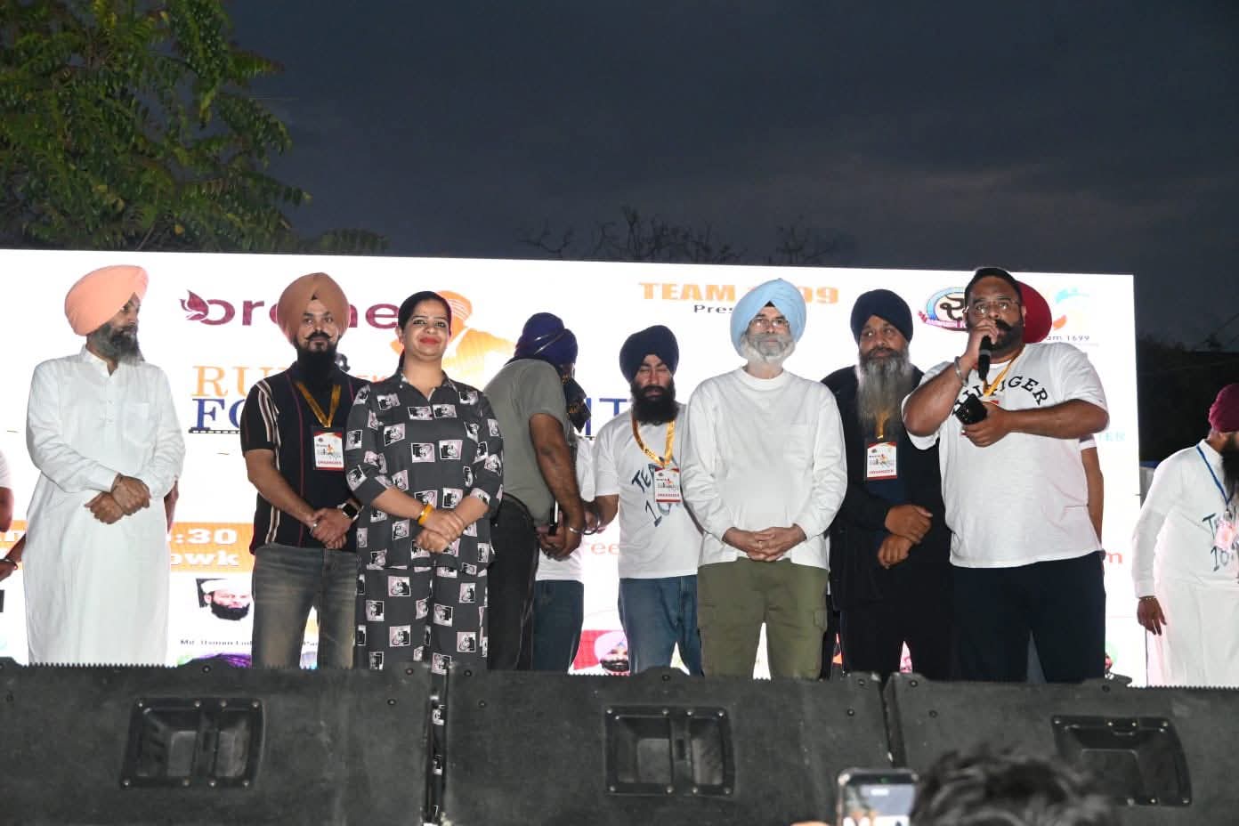 पंजाब विधान सभा स्पीकर कुलतार सिंह संधवां और मेयर इंदरजीत कौर ने 'रन फॉर ह्यूमैनिटी' में भाग लिया*