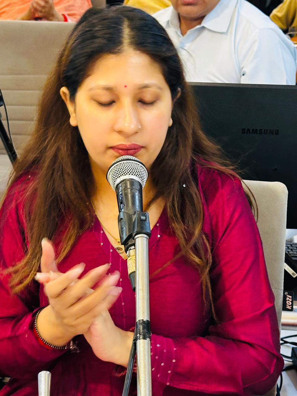 Ludhiana: सत्संग में आत्मिक चेतना पर जोर: स्वाध्याय, जप और सेवा से जीवन में शांति संभव : संत रमणीक बेदी